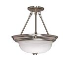 Nuvo Lighting 60-202 3-Light Brushed Nickel Ceiling Flush Mount Light