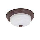 Nuvo Lighting 60-206 2-Light Old Bronze Ceiling Flush Mount Light