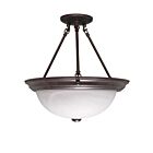 Nuvo Lighting 60-210 3-Light Old Bronze Ceiling Flush Mount Light