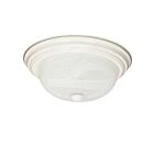 Nuvo Lighting 60-221 2-Light Textured White Ceiling Flush Mount Light