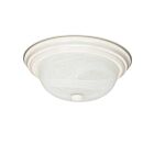Nuvo Lighting 60-222 2-Light Textured White Ceiling Flush Mount Light