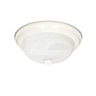 Nuvo Lighting 60-223 3-Light Textured White Ceiling Flush Mount Light