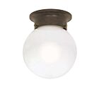 Nuvo Lighting 60-247 1-Light Old Bronze Ceiling Flush Mount Light