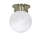 Nuvo Lighting 60-257 1-Light Brushed Nickel Ceiling Flush Mount Light