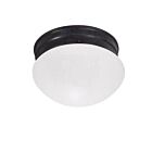 Nuvo Lighting 60-2641 1-Light Mahogany Bronze Ceiling Flush Mount Light