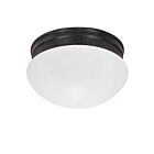 Nuvo Lighting 60-2643 2-Light Mahogany Bronze Ceiling Flush Mount Light