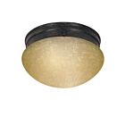 Nuvo Lighting 60-2644 2-Light Mahogany Bronze Ceiling Flush Mount Light