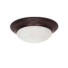 Nuvo Lighting 60-280 1-Light Old Bronze Ceiling Flush Mount Light