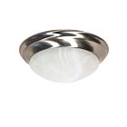 Nuvo Lighting 60-284 2-Light Brushed Nickel Ceiling Flush Mount Light