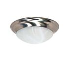 Nuvo Lighting 60-285 3-Light Brushed Nickel Ceiling Flush Mount Light