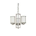 Nuvo Lighting Odeon 60-2851 3-Light Brushed Nickel Chandelier