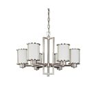 Nuvo Lighting Odeon 60-2853 6-Light Brushed Nickel Chandelier