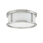 Nuvo Lighting Odeon 60-2859 2-Light Brushed Nickel Ceiling Flush Mount Light