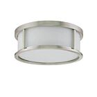 Nuvo Lighting Odeon 60-2862 3-Light Brushed Nickel Ceiling Flush Mount Light