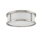 Nuvo Lighting Odeon 60-2864 3-Light Brushed Nickel Ceiling Flush Mount Light
