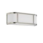 Nuvo Lighting Odeon 60-2871 2-Light Brushed Nickel Vanity Light