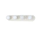 Nuvo Lighting 60-313 4-Light Textured White Vanity Light