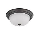Nuvo Lighting 60-3146 2-Light Mahogany Bronze Ceiling Flush Mount Light