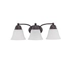 Nuvo Lighting Empire 60-3167 3-Light Mahogany Bronze Vanity Light