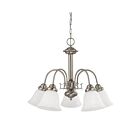 Nuvo Lighting Ballerina 60-3240 5-Light Brushed Nickel Chandelier
