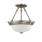 Nuvo Lighting 60-3244 2-Light Brushed Nickel Ceiling Flush Mount Light