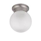 Nuvo Lighting 60-3249 1-Light Brushed Nickel Ceiling Flush Mount Light