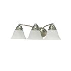 Nuvo Lighting Empire 60-342 3-Light Brushed Nickel Vanity Light