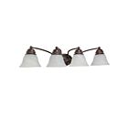 Nuvo Lighting Empire 60-347 4-Light Old Bronze Vanity Light
