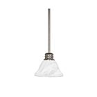 Nuvo Lighting Empire 60-365 1-Light Brushed Nickel Mini Pendant Light 