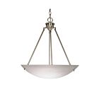 Nuvo Lighting 60-370 3-Light Brushed Nickel Hanging Lantern Pendant Light 