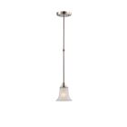Nuvo Lighting Surrey 60-4148 1-Light Brushed Nickel Mini Pendant Light 
