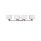 Nuvo Lighting Soho 60-4584 4-Light Polished Chrome Vanity Light