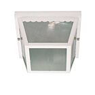 Nuvo Lighting 60-470 2-Light White Outdoor Flush Mount Light Mount