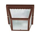 Nuvo Lighting 60-472 2-Light Old Bronze Outdoor Flush Mount Light Mount