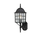 Nuvo Lighting Adams 60-4903 1-Light Textured Black Wall Light