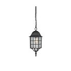 Nuvo Lighting Adams 60-4913 1-Light Textured Black Outdoor Hanging Lantern