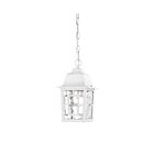 Nuvo Lighting Banyon 60-4931 1-Light White Outdoor Hanging Lantern