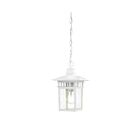 Nuvo Lighting Cove Neck 60-4954 1-Light White Outdoor Hanging Lantern
