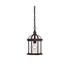 Nuvo Lighting Boxwood 60-4978 1-Light Rustic Bronze Outdoor Hanging Lantern