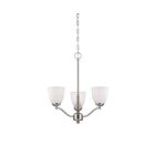 Nuvo Lighting Patton 60-5036 3-Light Brushed Nickel Chandelier