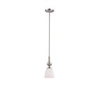 Nuvo Lighting Patton 60-5037 1-Light Brushed Nickel Mini Pendant Light