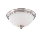 Nuvo Lighting Patton 60-5041 3-Light Brushed Nickel Ceiling Flush Mount Light
