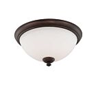 Nuvo Lighting Patton 60-5141 3-Light Prairie Bronze Ceiling Flush Mount Light