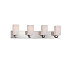 Nuvo Lighting Vista 60-5184 4-Light Polished Nickel Vanity Light