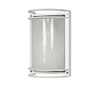 Nuvo Lighting 60-530 1-Light Semi Gloss white Outdoor Wall Light
