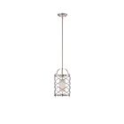 Nuvo Lighting Ginger 60-5332 1-Light Brushed Nickel Mini Pendant Light 