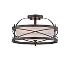 Nuvo Lighting Ginger 60-5335 2-Light Old Bronze Ceiling Flush Mount Light