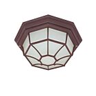 Nuvo Lighting 60-535 1-Light Old Bronze Caged Outdoor Ceiling Light Light