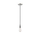 Nuvo Lighting Vintage 60-5405 1-Light Polished Nickel Mini Pendant Light 