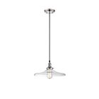 Nuvo Lighting Vintage 60-5407 1-Light Polished Nickel Pendant Light